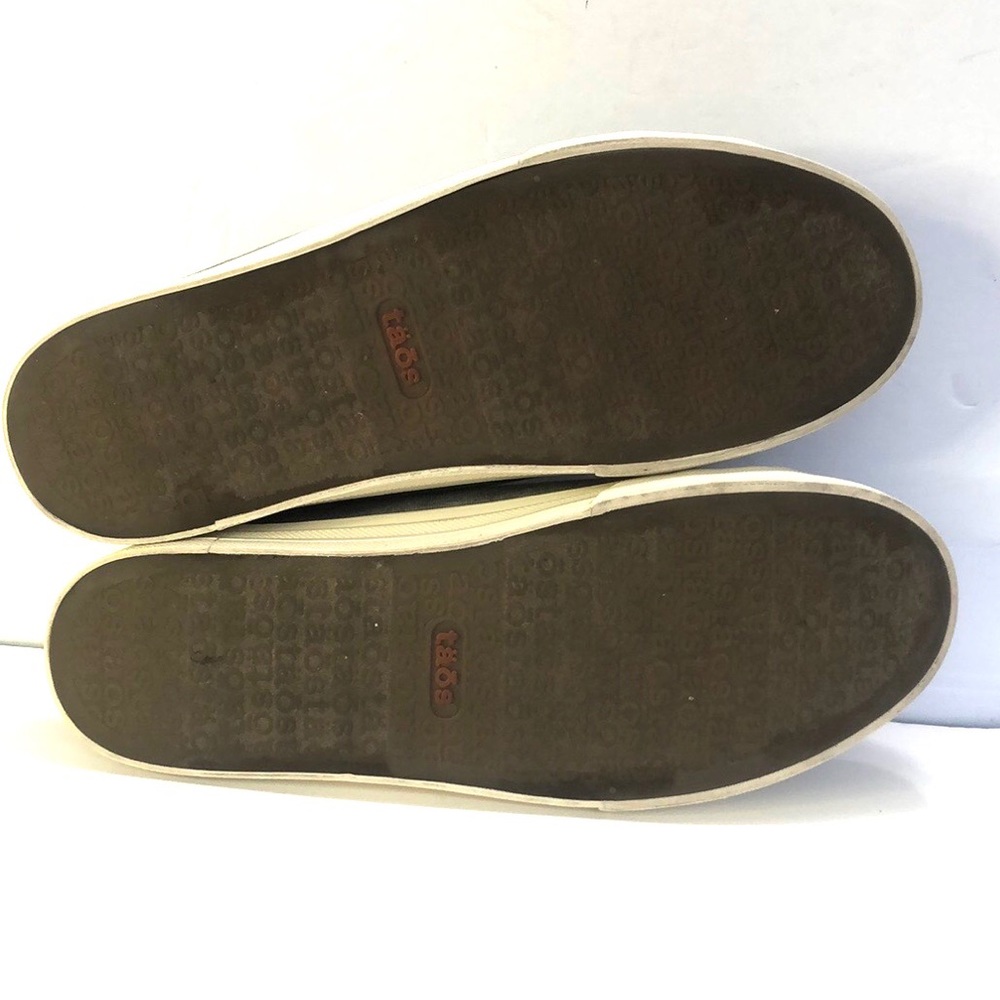Taos EZ Soul Gray Off White Slip On Sneaker Mule size 8M - Picture 11 of 17